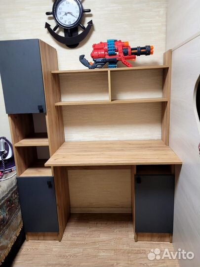 Компьтерный стол пкс-6 Дуб Крафт золотой/Антрацит