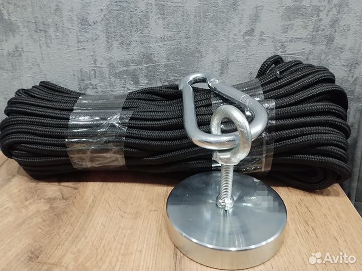 Поисковый Магнит+верёвка+карабин