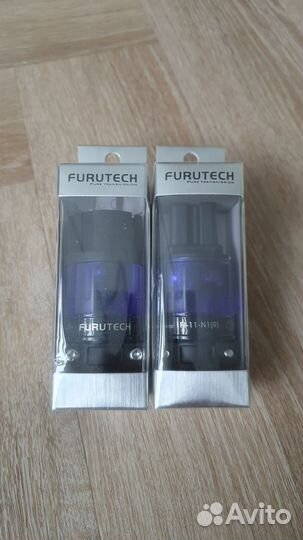 Коннекторы Furutech FI-11-N1(R) + FI-11-EN1(R) пар