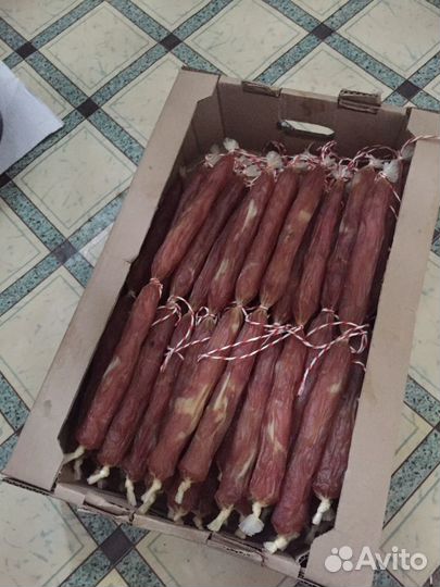 Конская колбаса казы