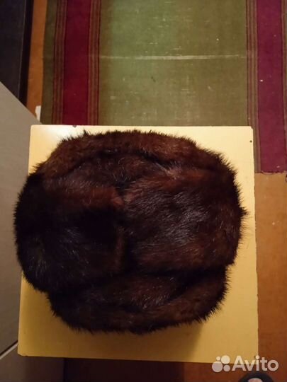 Норковая шапка мужская 56 65