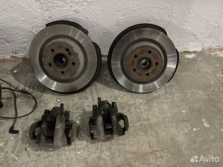 Комплект тормозов mercedes 221/cl216