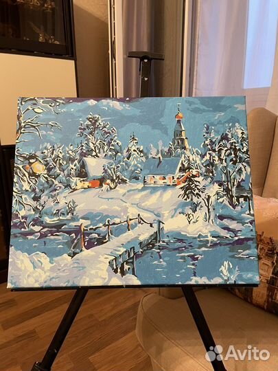 Картина по номерам 2022 год акварель