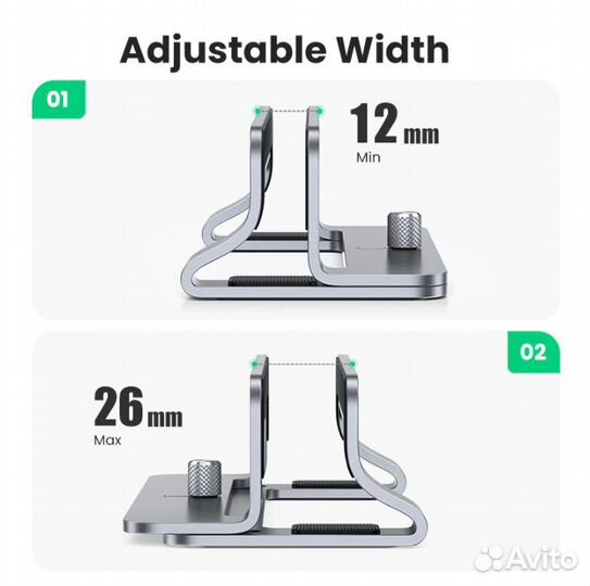 Ugreen вертикальный держатель для ноутбука