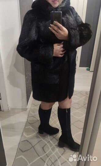 Шуба из ондатры