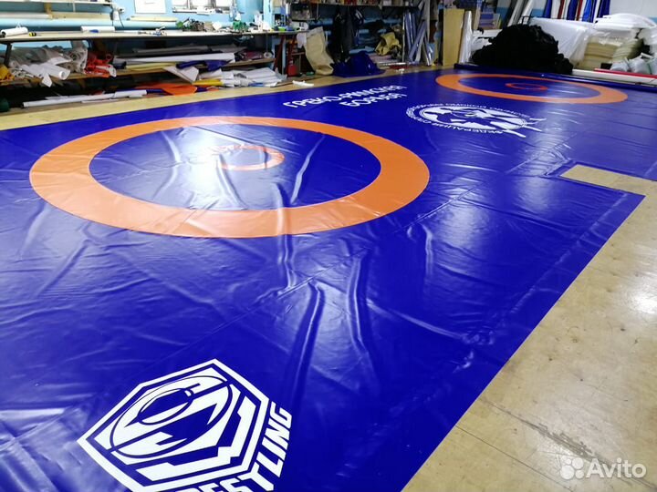 Покрытия борцовские из пвх по форме зала