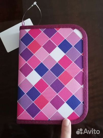 Школьный пенал розовый для девочки