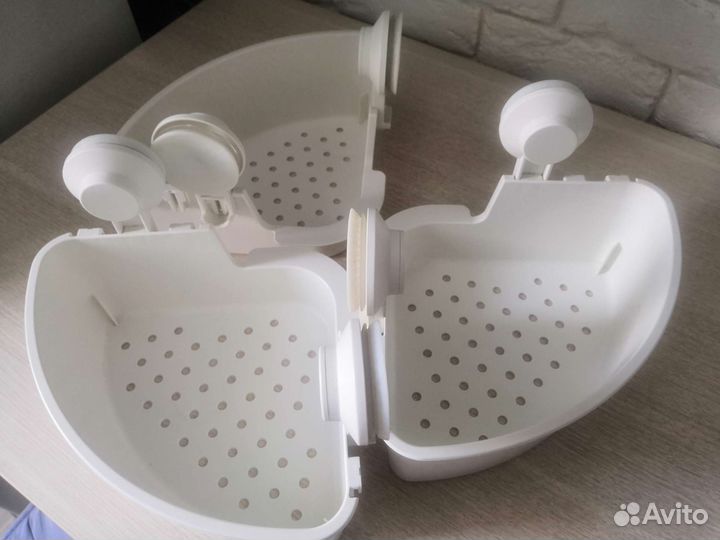 Полки в ванную на присосках IKEA без сверления