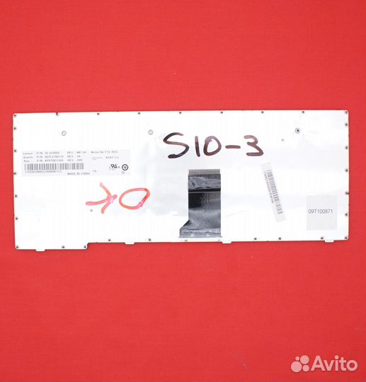 Клавиатура для нетбука Lenovo S100, S110, S10-3 Че