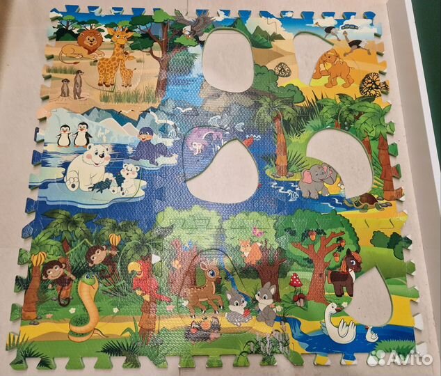 Коврик пазл Животный мир (20 деталей)