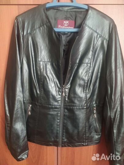 Куртка кожзам женская 48 50