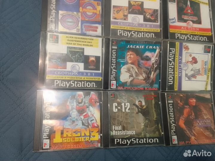 Диски, игры для Play Station