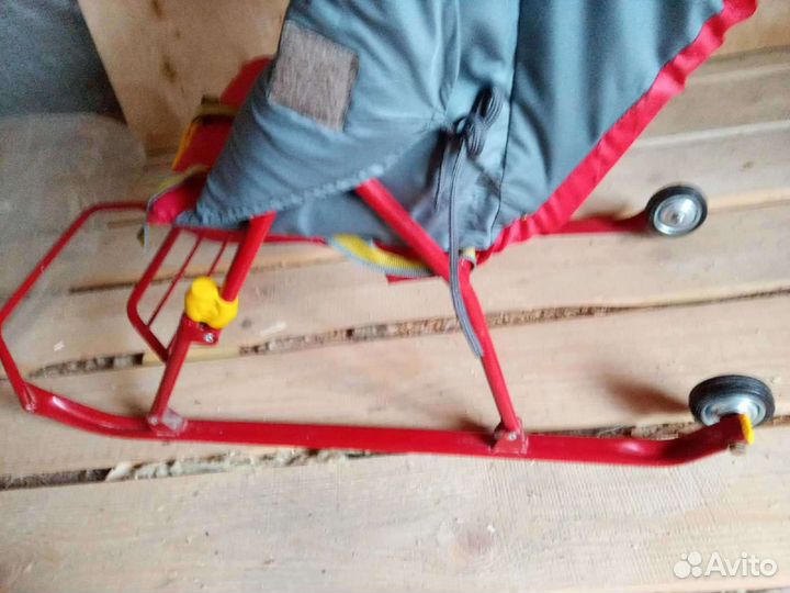 Детские санки коляска ника