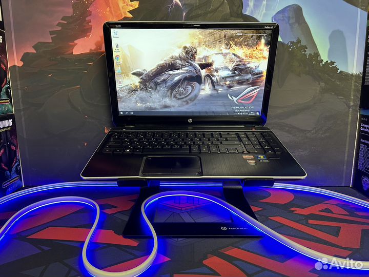 Мощный ноутбук Hp A6-4gen 12озу 3gb видео SSD
