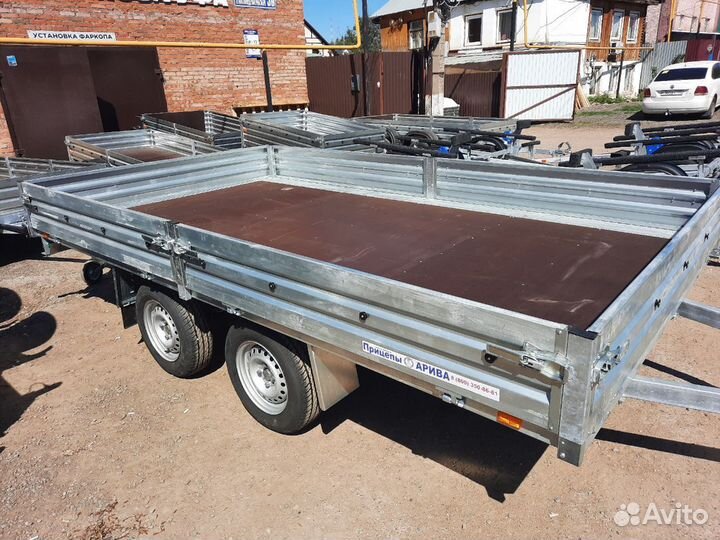 Прицеп для двух снегоходов. 3,65х2,1м. Рассрочка
