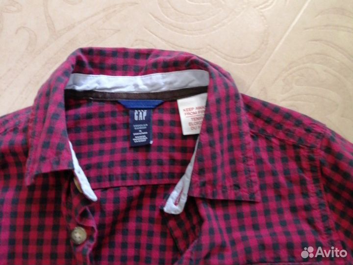 Набор брендовых рубашек на 3-4 года