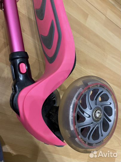 Самокат складной детский трехколесный