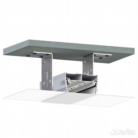 Разделительный профиль line50для натяжных потолков