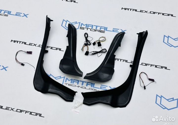 Фонари BMW G30 c шильдиком рестайлинг тонированные