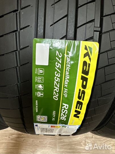 Kapsen RS26 Practical Max HP 245/40 R20 и 275/35 R20 102W