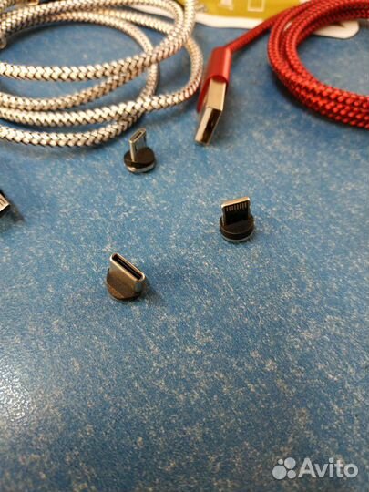 Магнитный кабель micro usb, c type