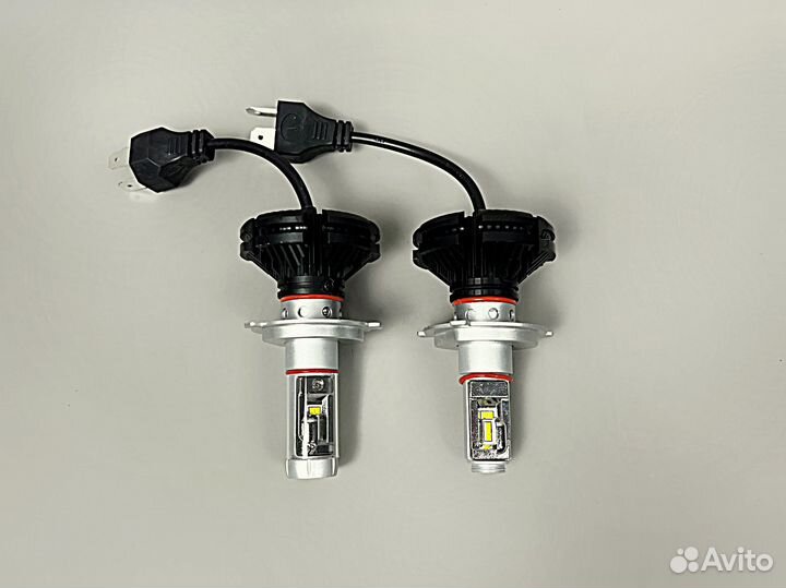 Лампы H4 LED 6000 LM X3