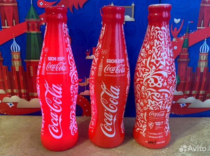 Бутылочка Кока-кола с подсветкой. Олимпиада Сочи