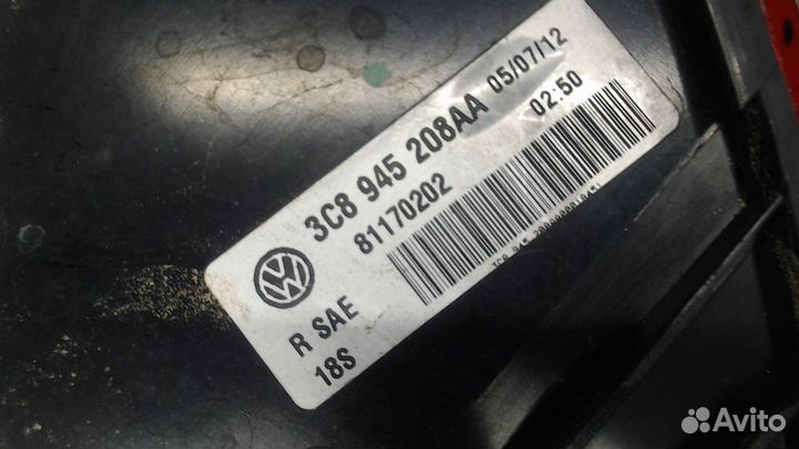 Фонарь (задний) Volkswagen Passat CC, 2013