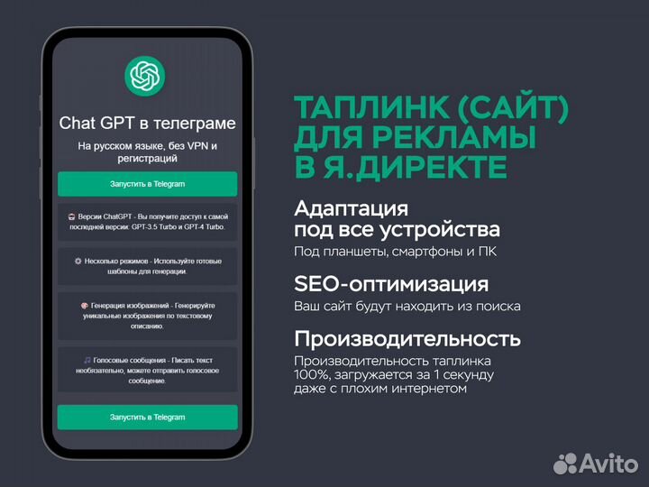 Готовый бизнес. Телеграм бот chatgpt+сайт