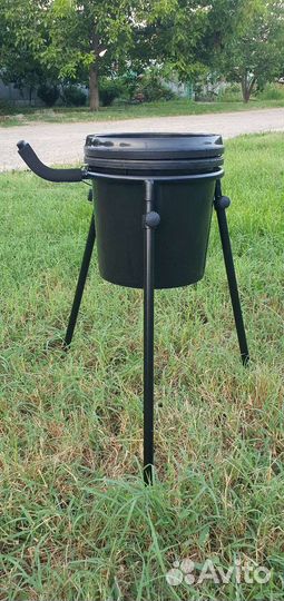 Сподовая станция + ведро с крышкой