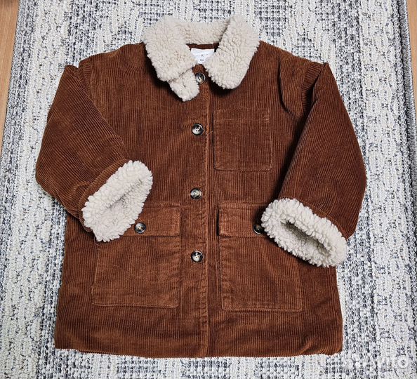 Парка на мальчика замшевая