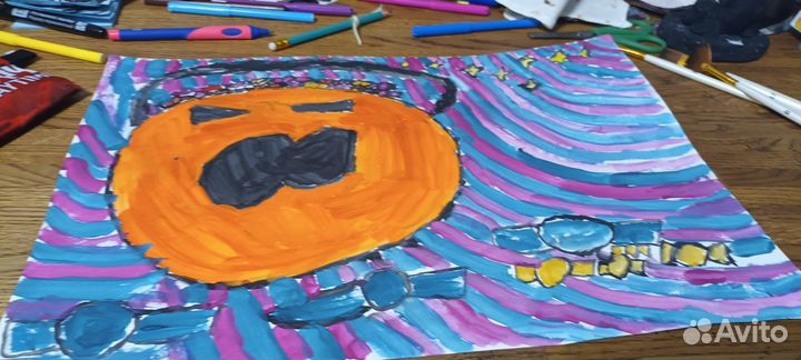 Интерьерная картина ручная работа