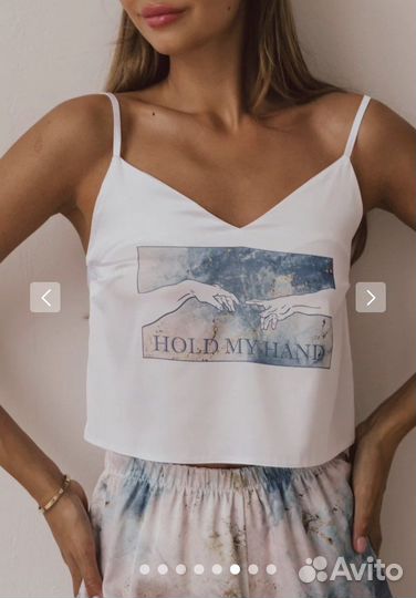 Шелковая пижама mimi комплект