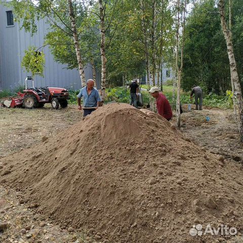 Вспашка земли минитрактором