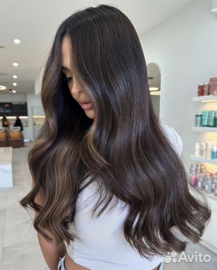 Окрашивание волос модель