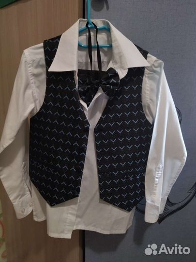 Костюм-тройка на утренник 110-116 см