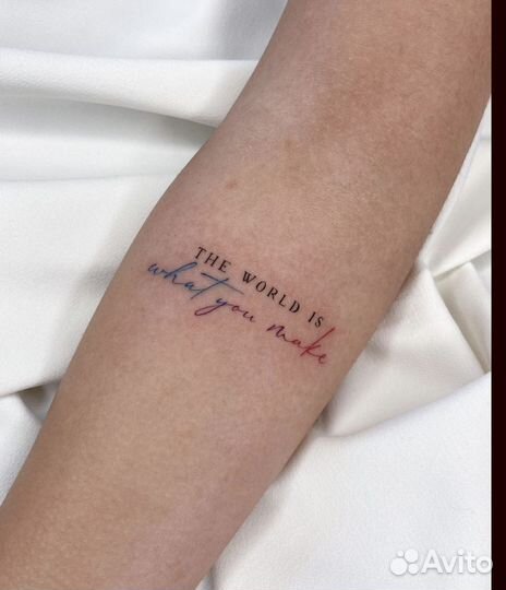 Модель на Татуировку Минимализм