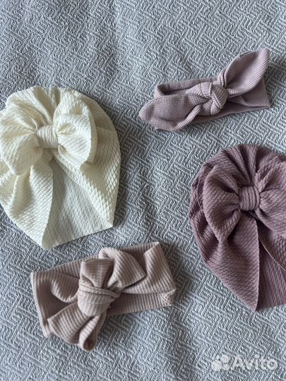 Повязка на голову/ чалма для новорожденных