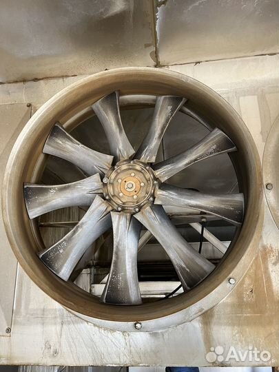 Вентилятор 800 мм осевой из алюминия