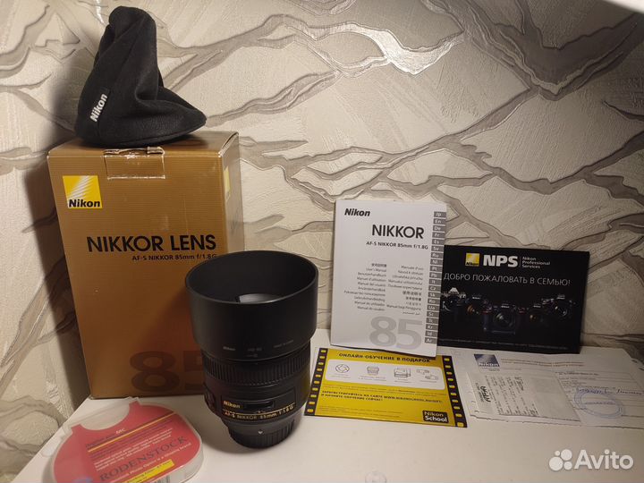 Объектив Nikon AF-S 85mm f/1.8G Как новый