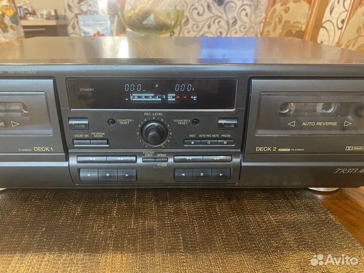 Кассетная дека technics rs TR373М2 и CD SL-PG100