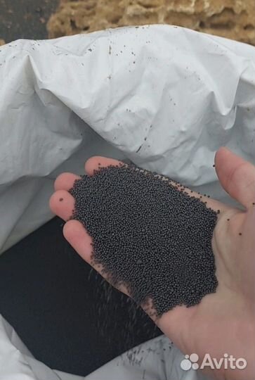 Грунт для аквариума пропант серо-черный