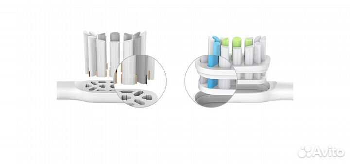 Сменные насадки для зубной щетки Soocas X1,X3,X5