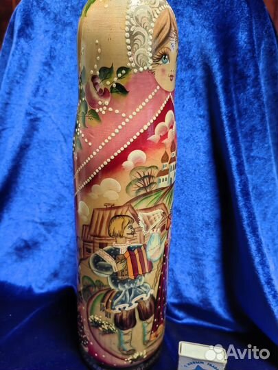 Матрёшка. Сувенирная. Чтоб спрятать Бутылочку