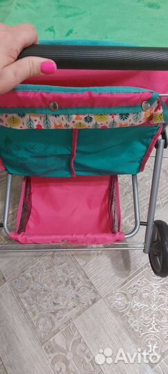 Коляска для двух кукол. Новая.в коробке