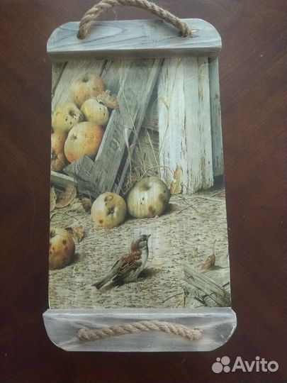 Поднос деревянный