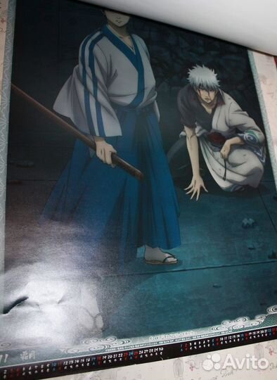 Gintama настенный календарь