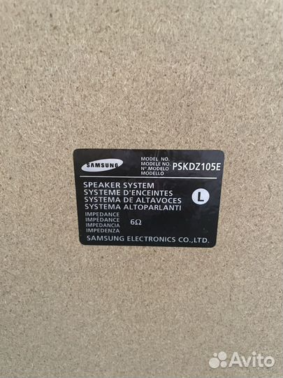 Колонка Samsung pskdz105E 6Ом