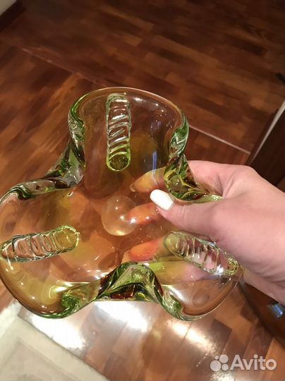 Вазочка Чехия винтаж СССР