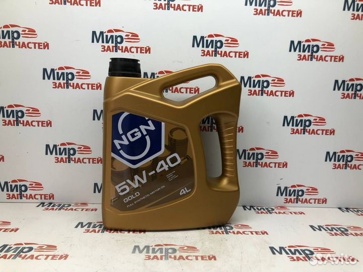 Масло моторное NGN 5W-40 Gold 4л